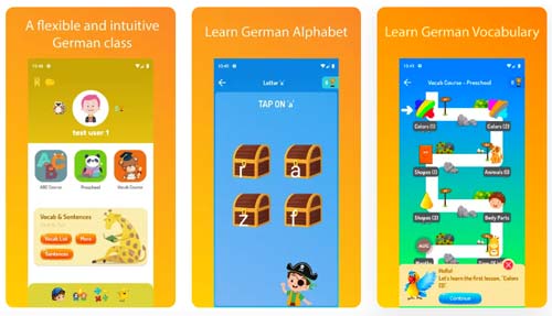 اپلیکیشن | زبان آلمانی | کودک