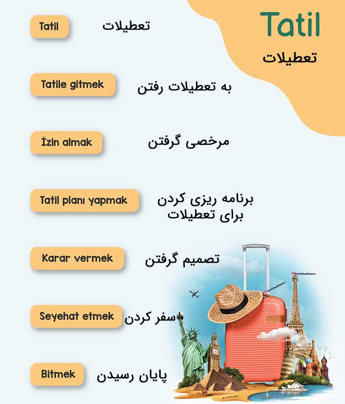 آموزش زبان اصطلاحات و عبارات کاربردی در موقعیتهای مختلف سفر