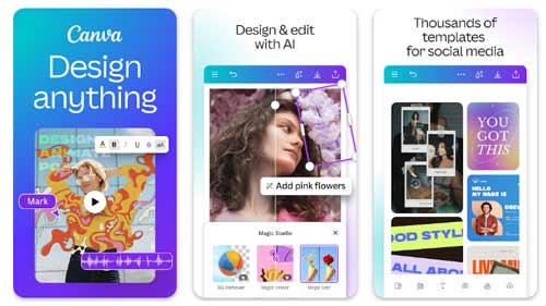 اپلیکیشن canva کنوا