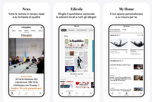 دانلود اپلیکیشن La Repubblica (لا رپوبلیکا)